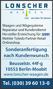 Lomscher Waagen seit über 50 Jahren Waagen und Wägesysteme, Raparatur und Kundendienst, Hersteller Eichung düe Systec Sonderanfertigung nach Kundenwunsch Berlin Moabit