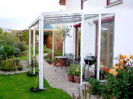 terrassendach Berlin mit saniertem Glasdach